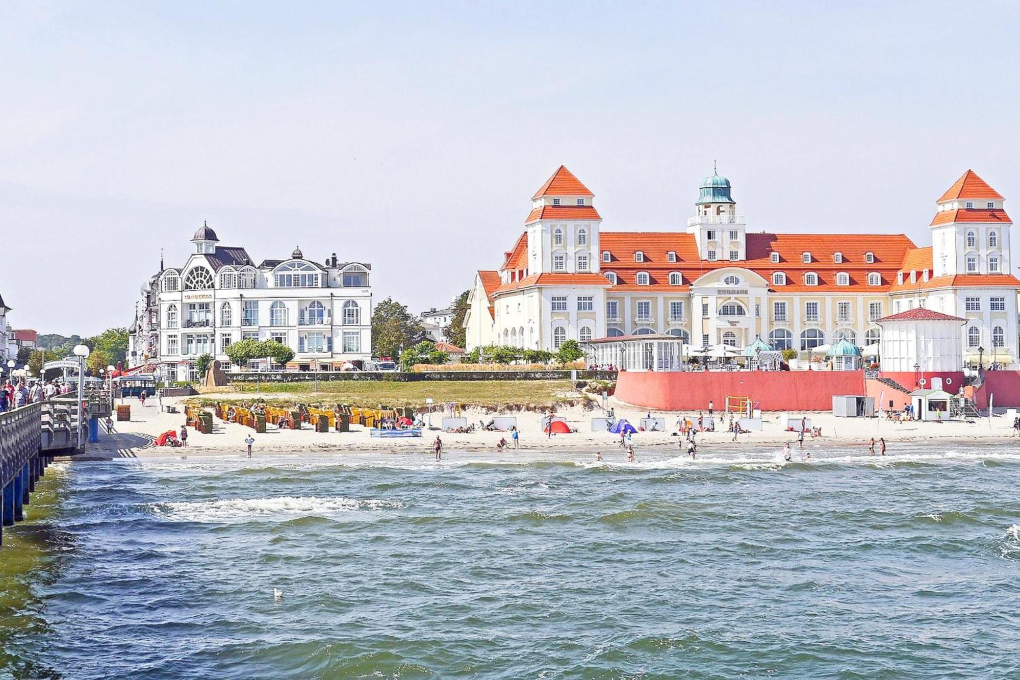 Aparthotel Ostsee Fewo 26 Balkon, Meerblick, Strand Остзебад Бинц Экстерьер фото